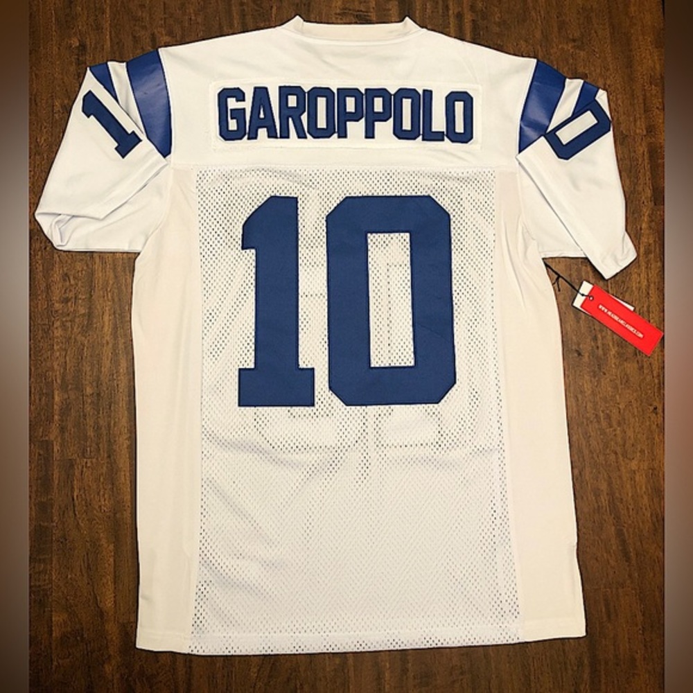 Jimmy Garoppolo High School Football Jersey, NWT, L Rolling Meadows Mustangs